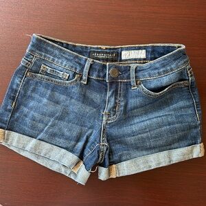 Aeropostale blue jean short shorts